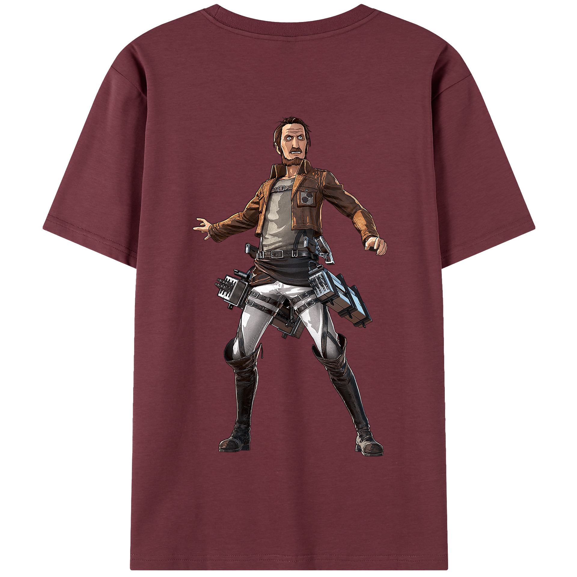 （画像用） 進撃の巨人 Attack on Titan 綿100％半袖Tシャツ（背面プリント）